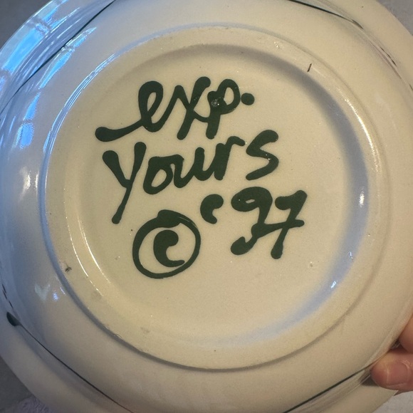 SET OF 2 EXPRESSLY YOURS SNOWMAN HOLIDAY 9” Bowls - Picture 6 of 13